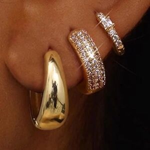 Lolias 14k Gold Plated Hypoallergenic Hoop Earrings for Women